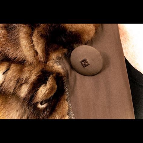 Fendi Pellicce Moda Pronta swing fur mink coat. 